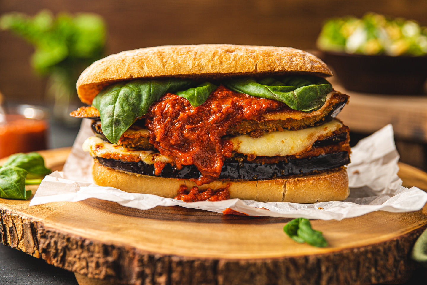 Eggplant Parm Sando