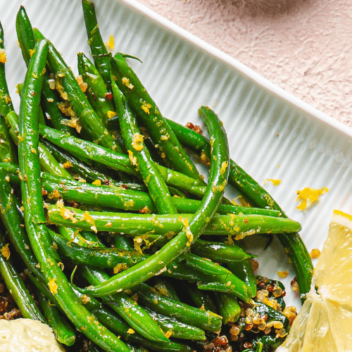 Lemon Garlic Green Beans - WECO Hospitality