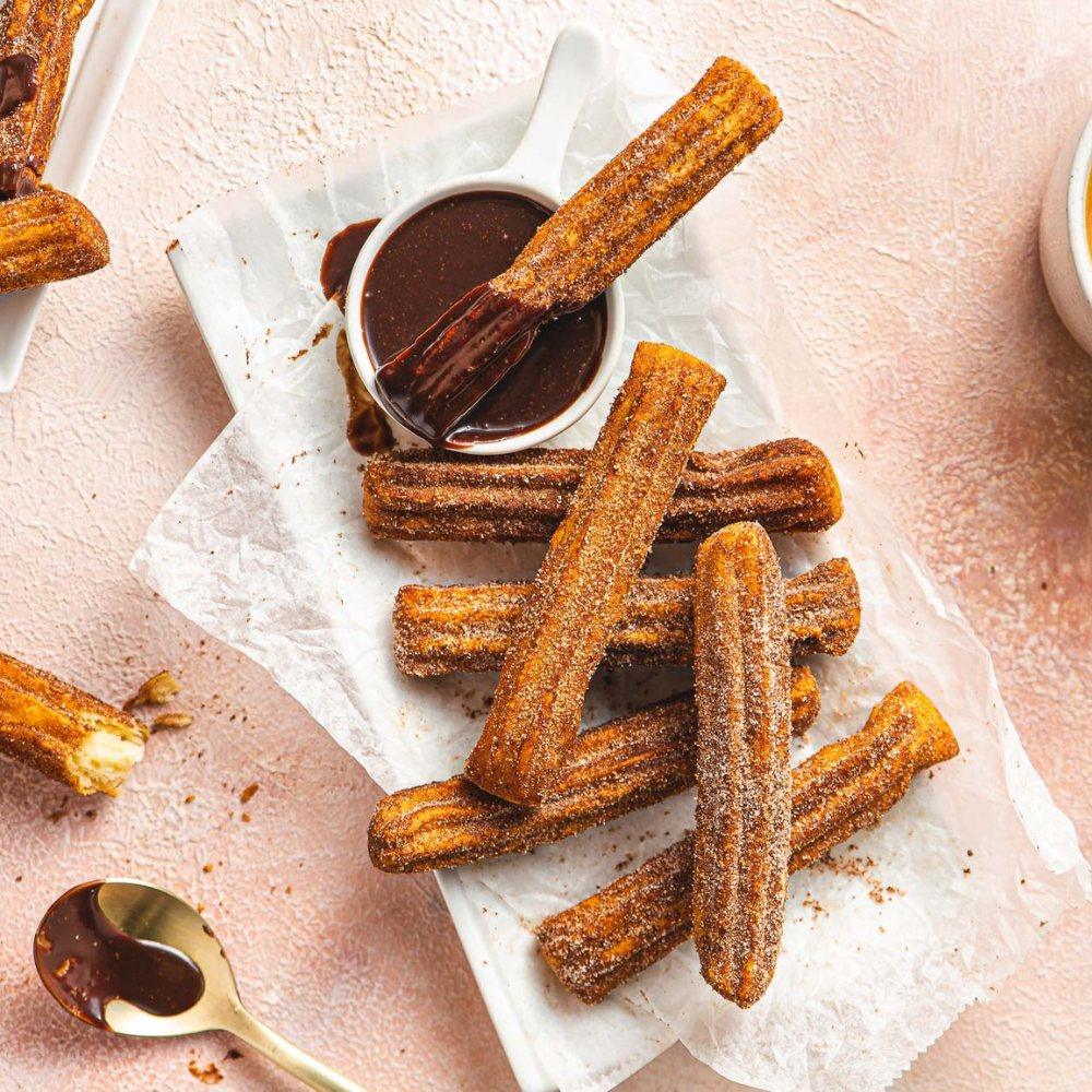 Churros & Chocolate Sauce - WECO Hospitality