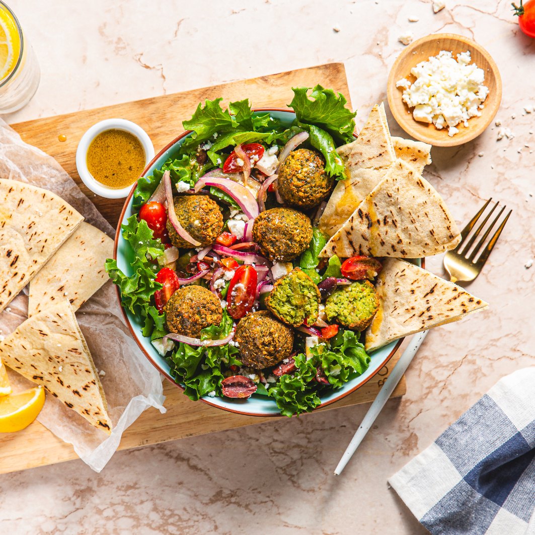 Greek Salad & Falafel