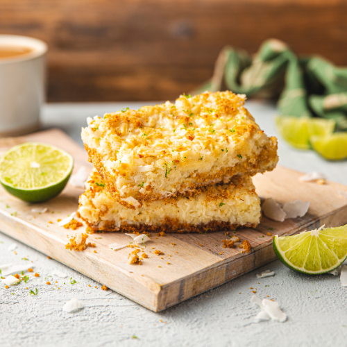 Coconut Lime Cookie Bars