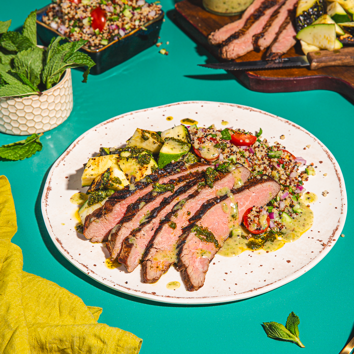 Flank Steak with Chimichurri