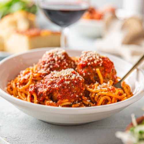 Spaghetti & Meatballs Dinner for Two