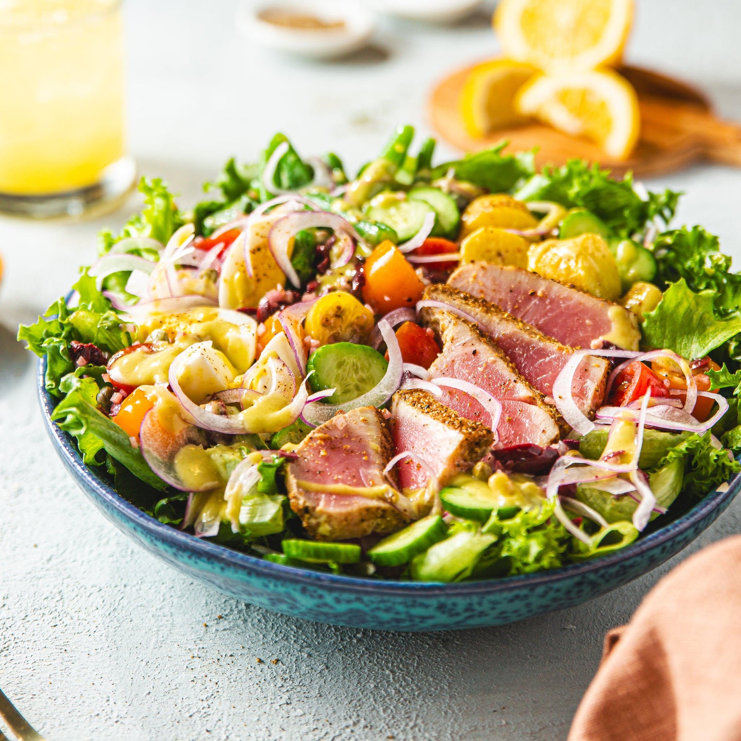 Niçoise Salad with Seared Tuna - WECO Hospitality