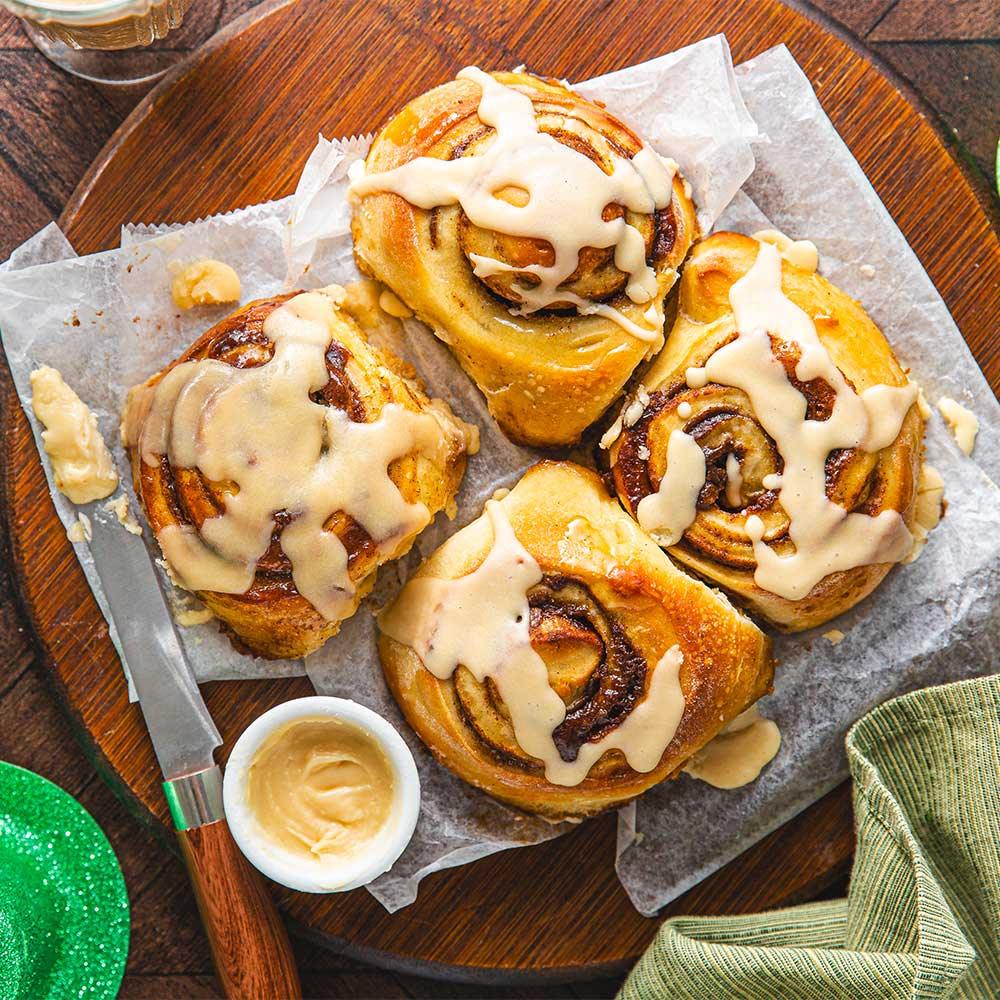 Union Square Donuts' Irish Cream Cinnamon Rolls - WECO Hospitality