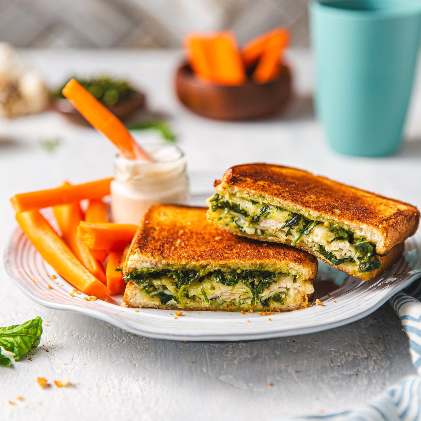 Kids' Turkey Pesto Melt - WECO Hospitality