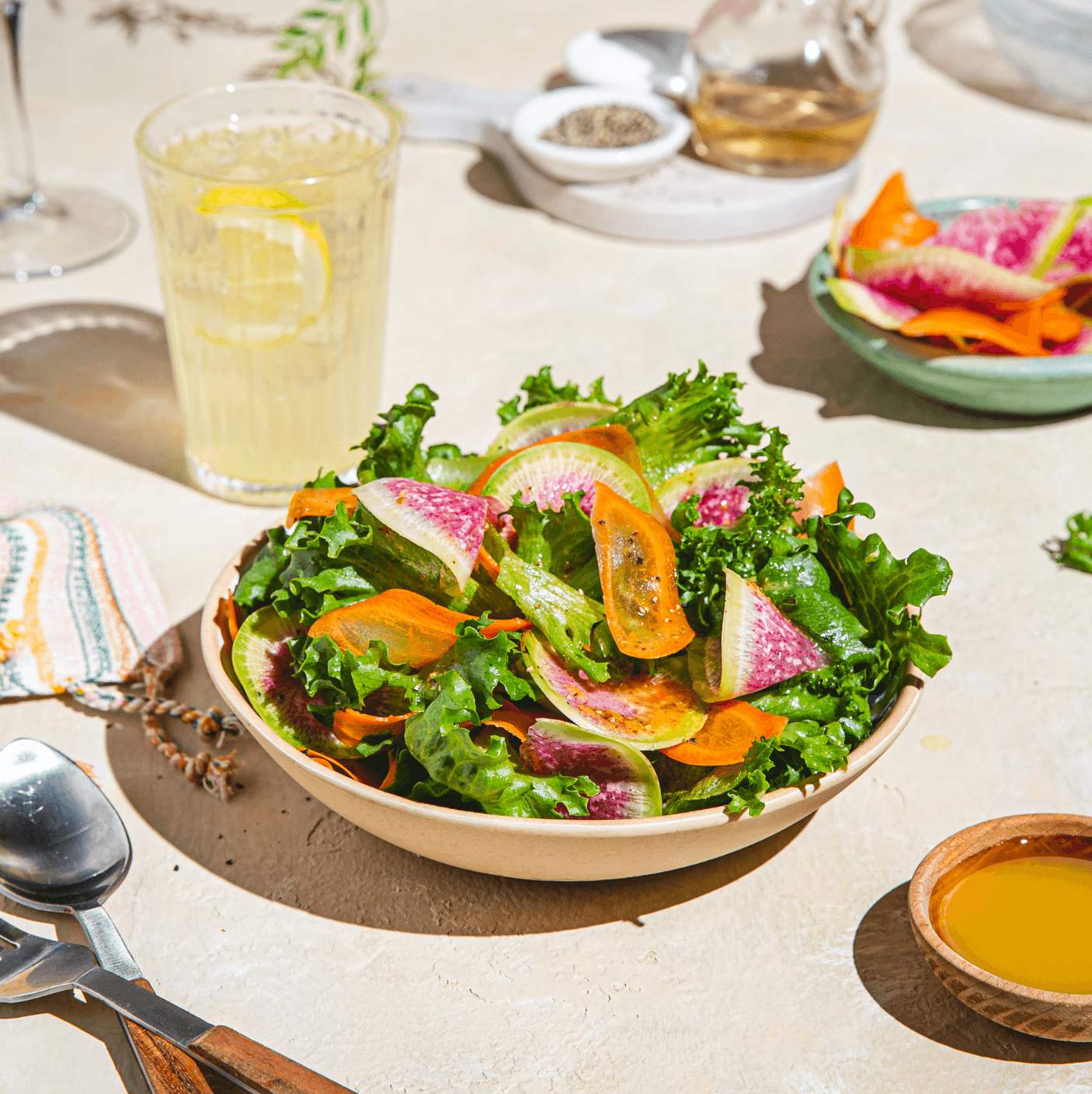 Little Leaf & Local Greens Side Salad - WECO Hospitality