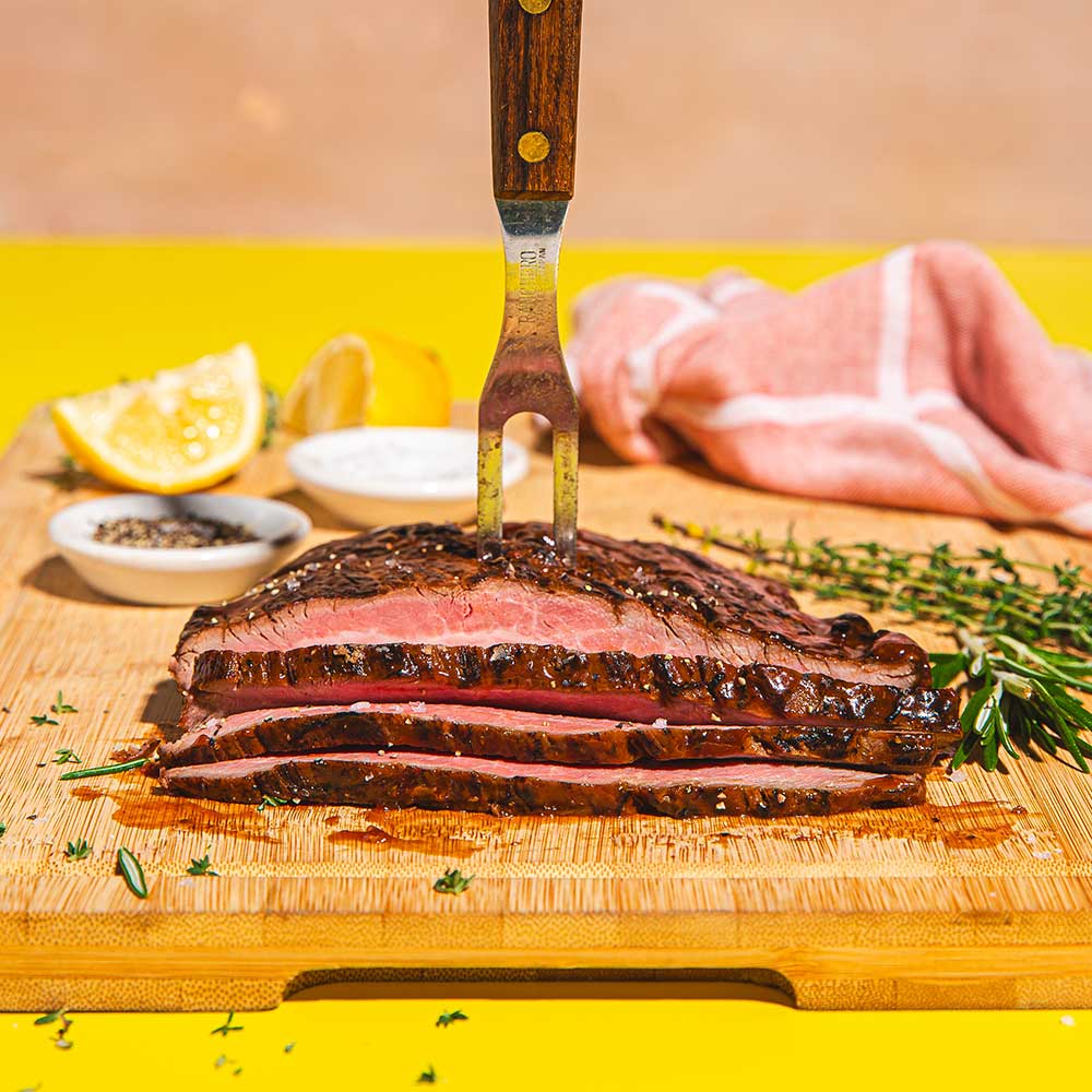 BBQ Glazed Flank Steak