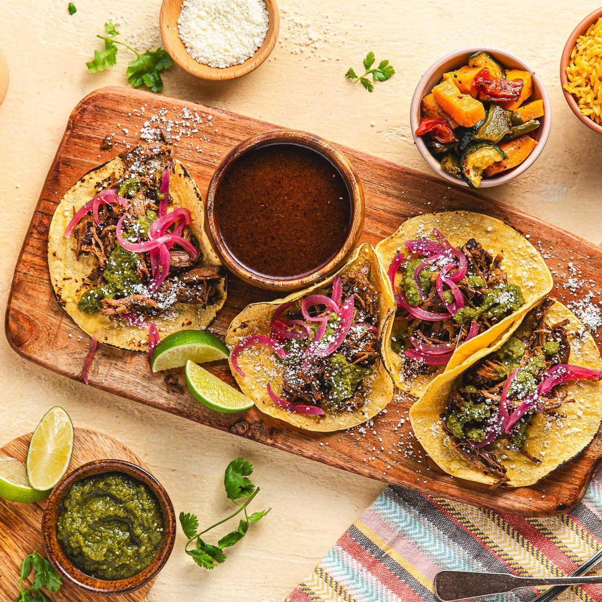 Beef Birria Tacos - WECO Hospitality