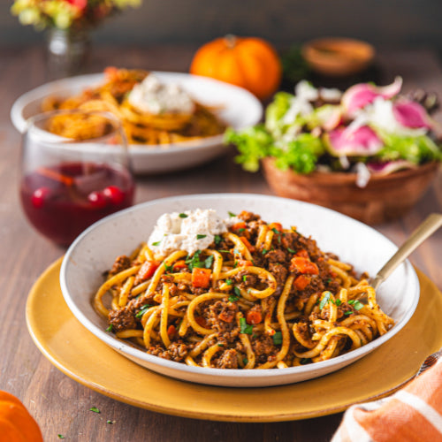 Boo-catini Bolognese Dinner for Two