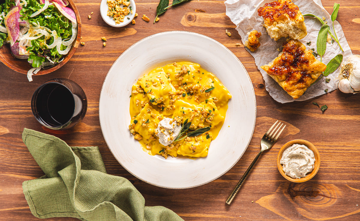 Butternut Squash & Amaretto Ravioli