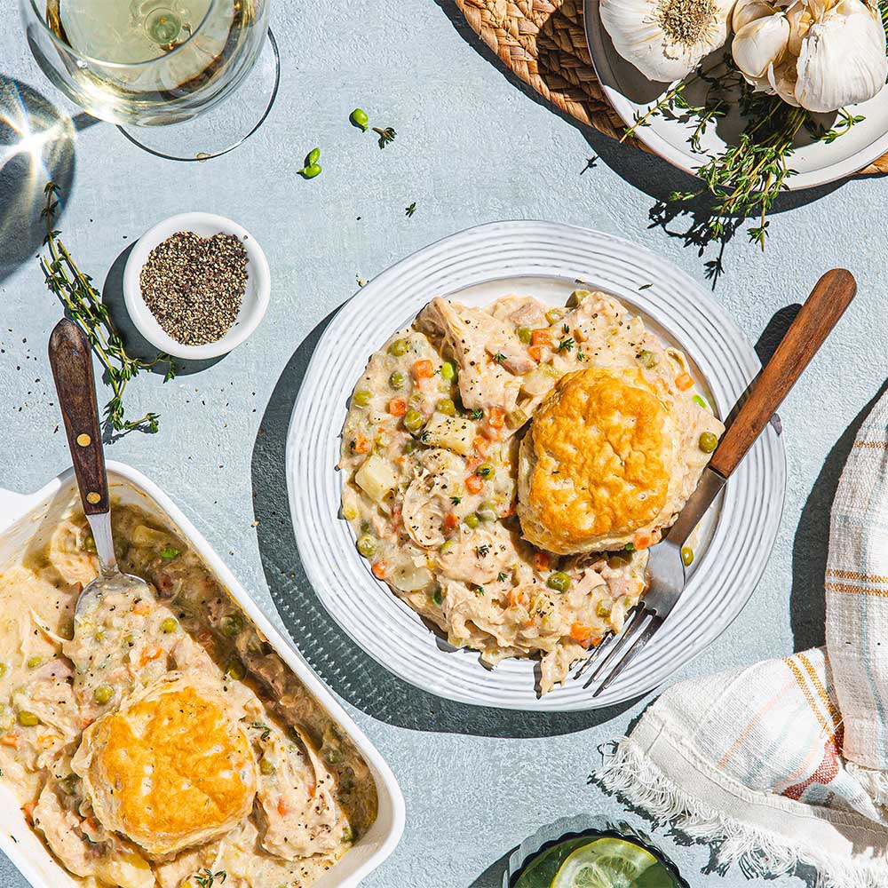 Chicken Pot Pie for Two