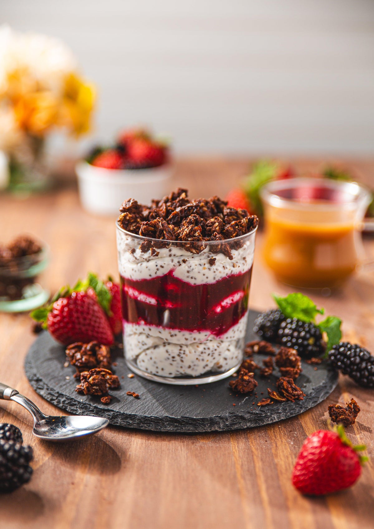 Chocolate Granola Parfait - WECO Hospitality