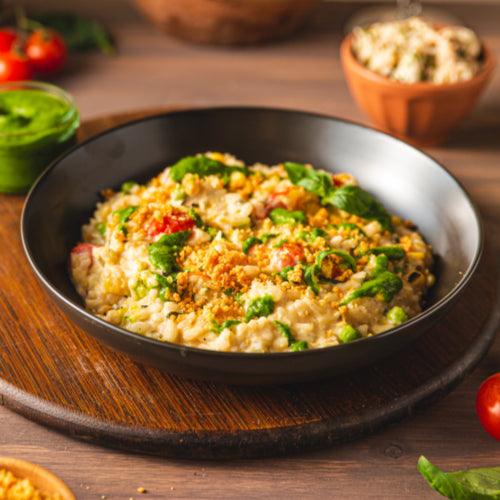 Creamy Corn Risotto for Two - WECO Hospitality