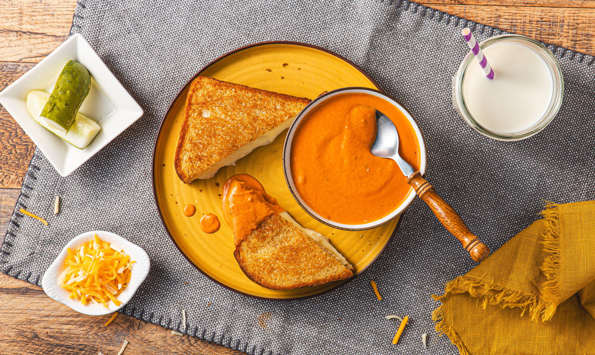 Kids' Grilled Cheese & Tomato Soup - WECO Hospitality