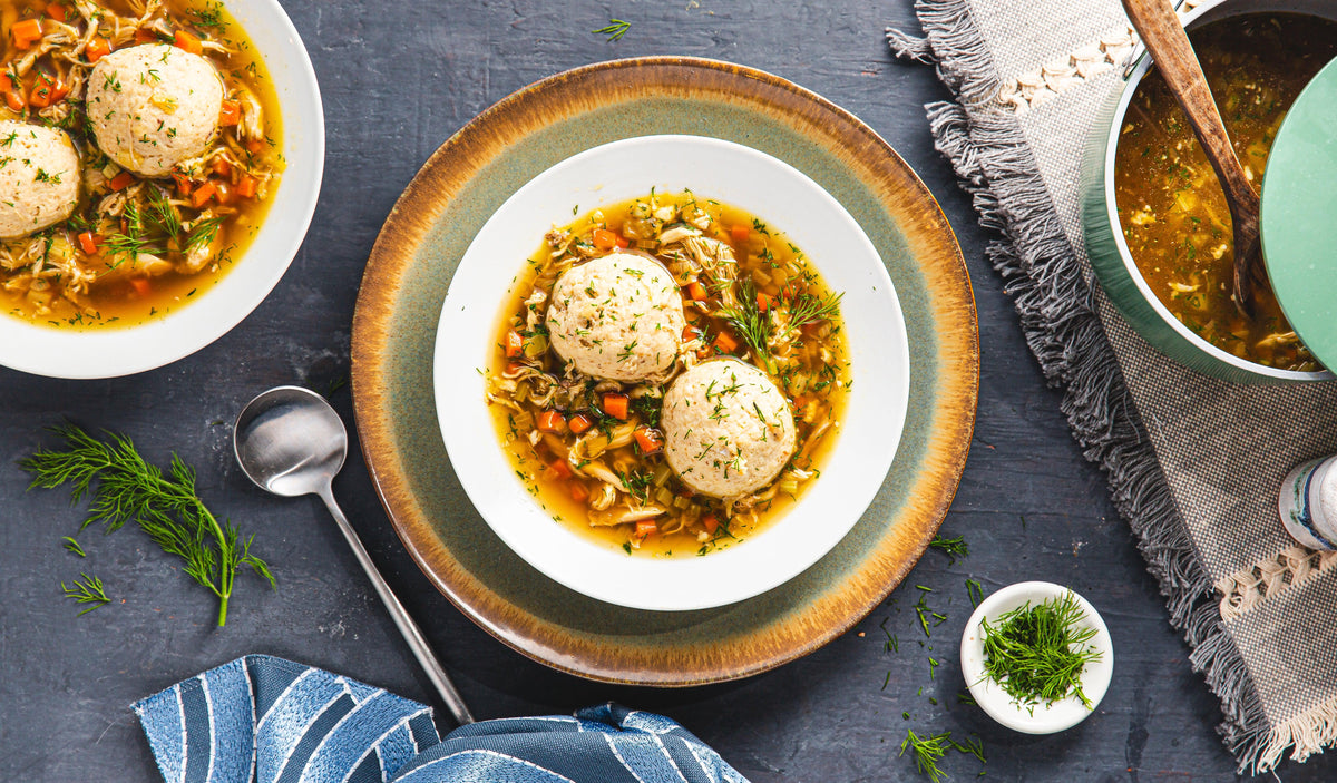 Matzo Ball Soup for Two - WECO Hospitality