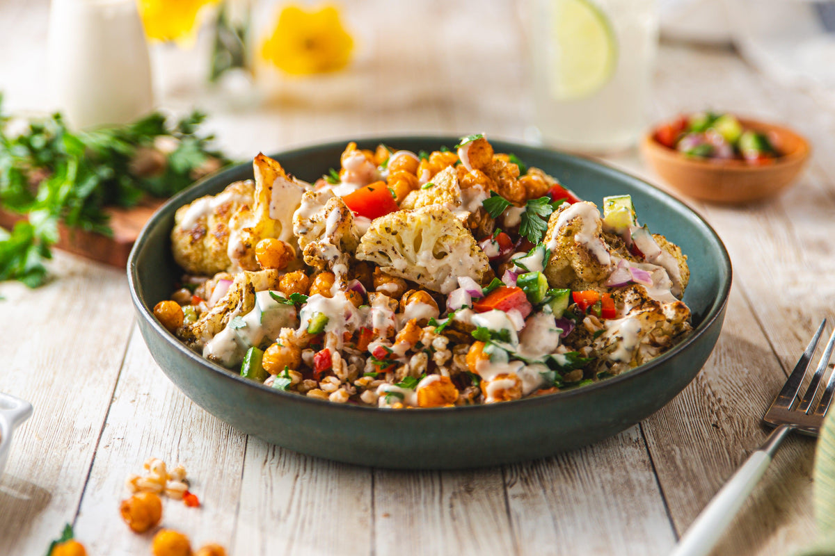 Mediterranean Chickpea Bowl - WECO Hospitality