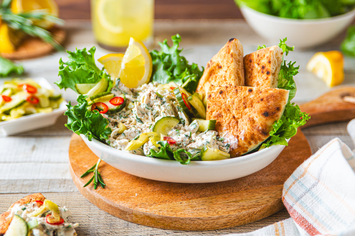 Rosemary Chicken Salad & Pita