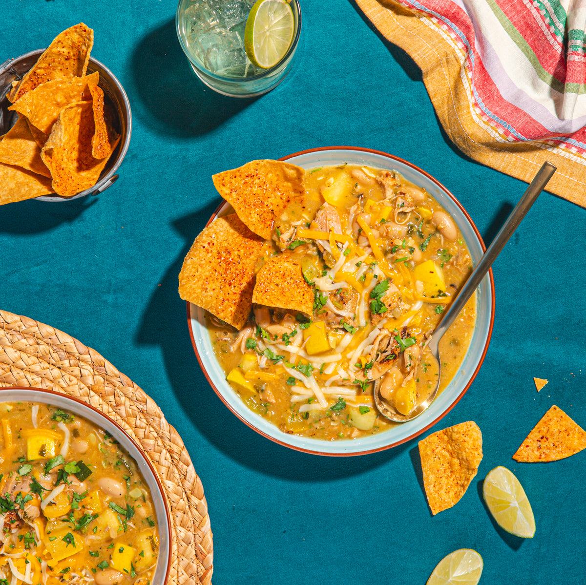 Summer Chicken Chili for Two